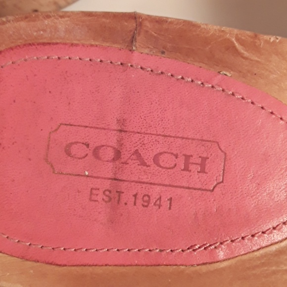 COACH WOMEN'S PLATFORMS SIZE 8.5 - Picture 2 of 8